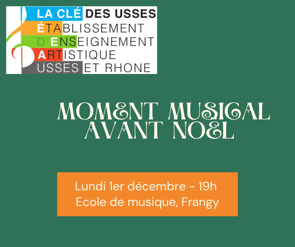 Moment musical d'avant Noël
